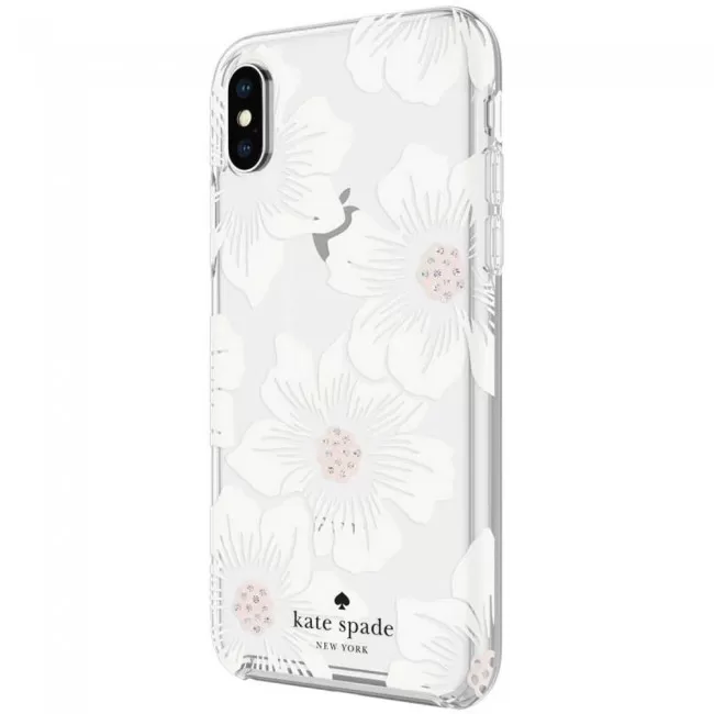 Kate Spade Hollyhock Floral Clear Case for Apple iPhone X Kate Spade Hollyhock Floral Clear Case for Apple iPhone X